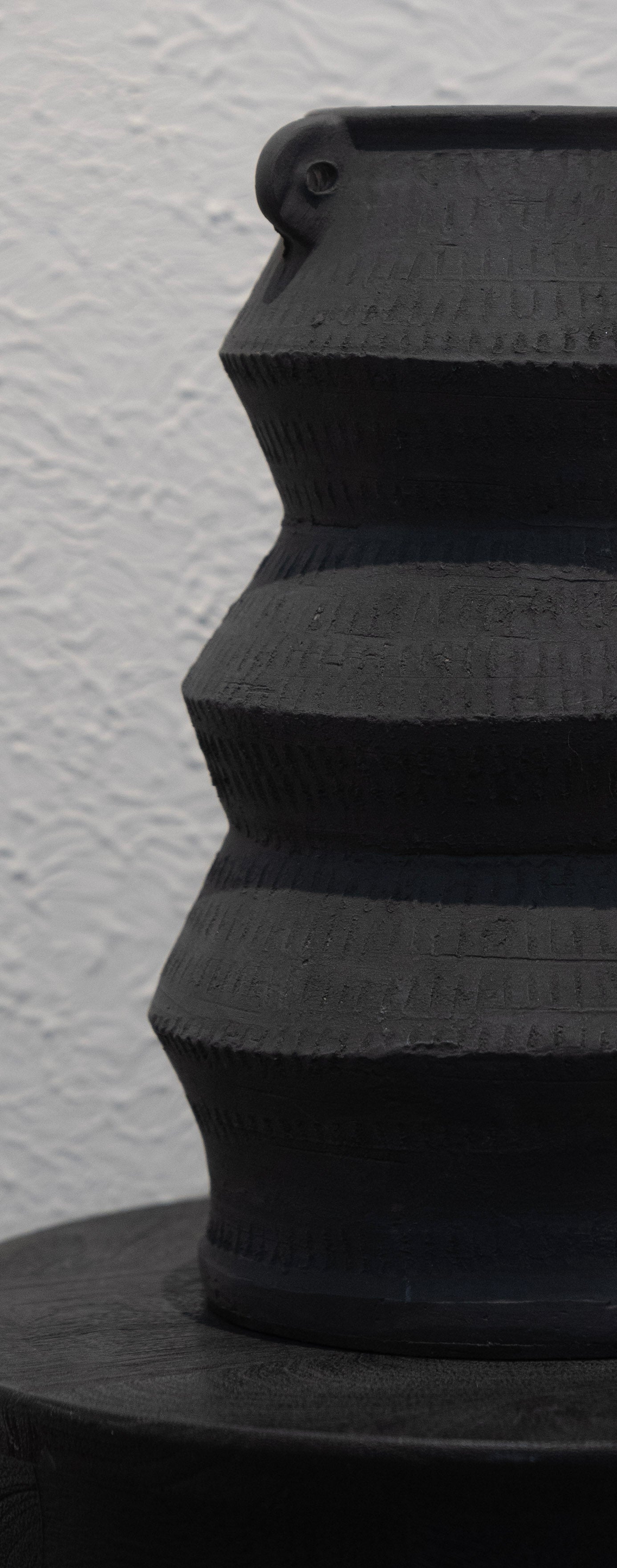 Ebony Tiered Vase